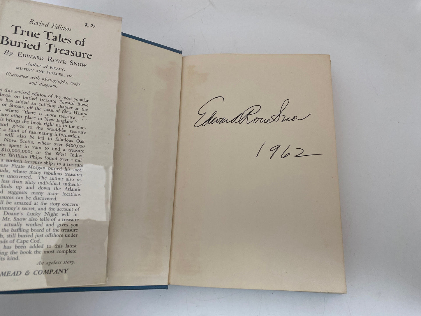 Vintage Hardcover Book, True Tales of Buried Treasure
