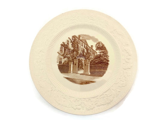 Vintage Brown University Souvenir of Hope College Plate by Wedgwood