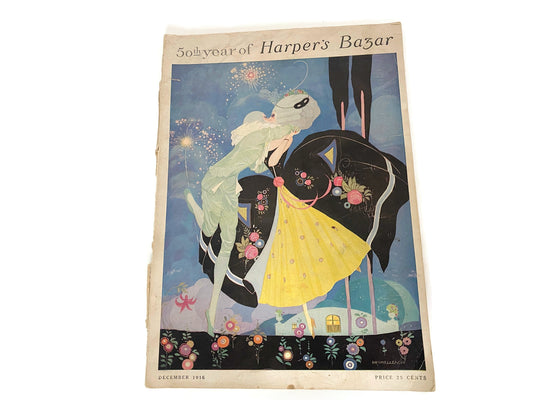 1916 Harpers Bazar Magazine December Edition