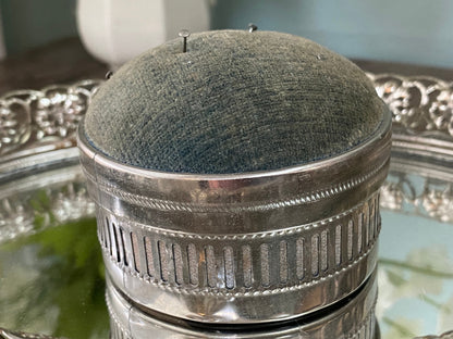Vintage Metal Pincushion at Duckwells