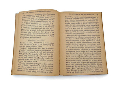 Antique Book by Oliver Wendell Holmes, Autocrat of the Breakfast Table