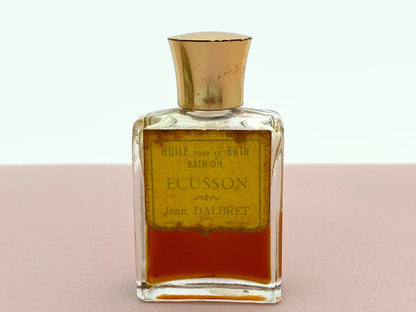 Vintage Jean D'Albret Ecusson Perfumed Bath Oil, .5oz