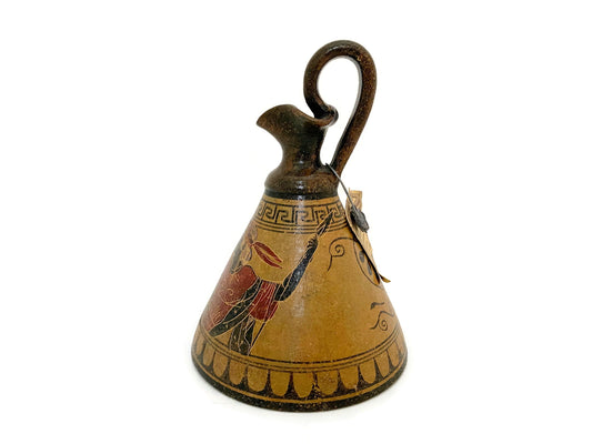 Vintage Greek Ceramic Pitcher, Handmade Museum Replica at Duckwells