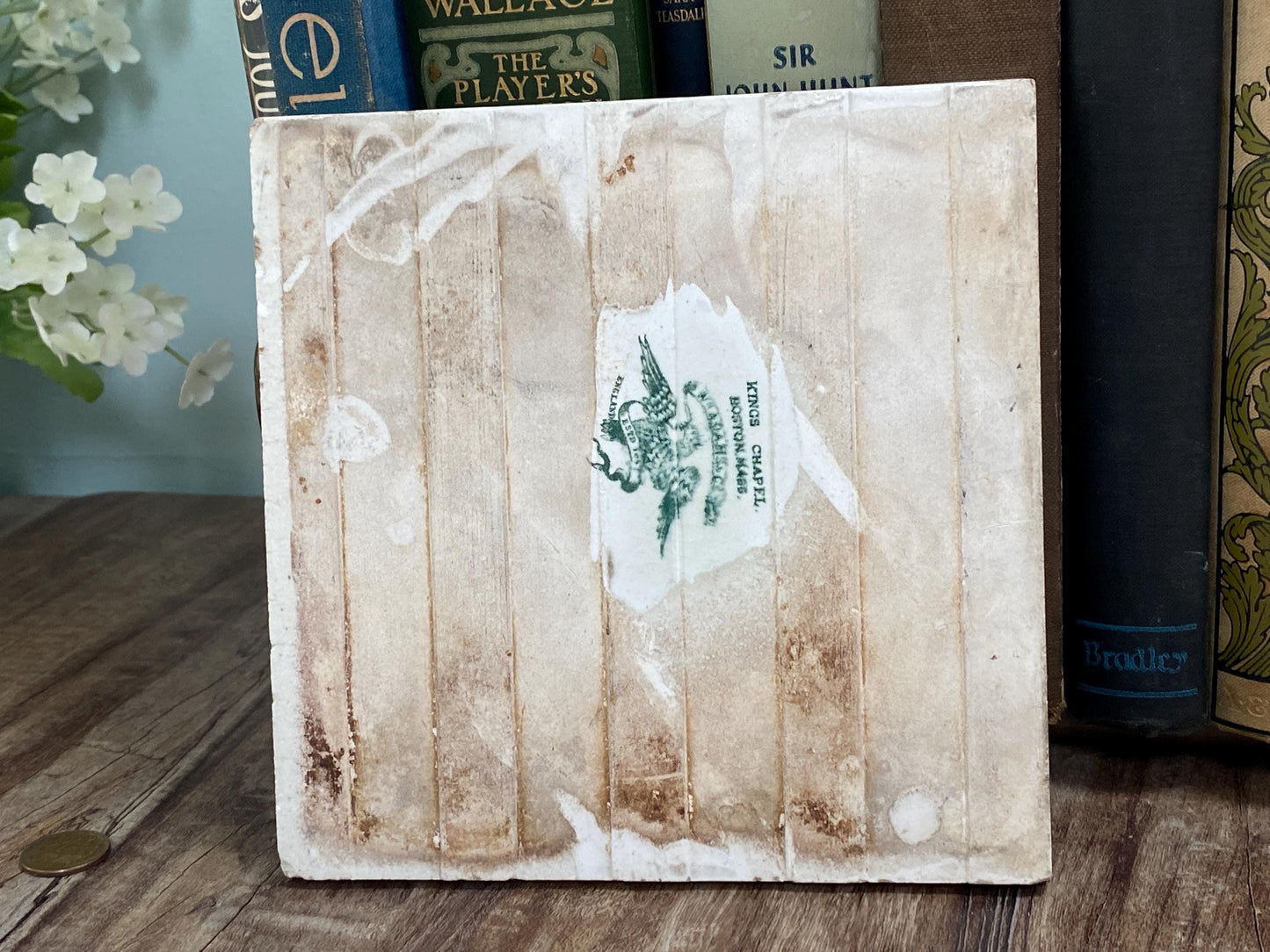 Antique Kings Chapel Boston Ceramic Tile