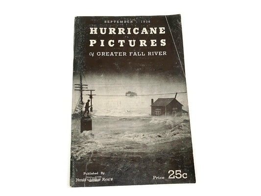 Vintage Hurricane of '38 Booklet Pictures of Greater Fall River 1938