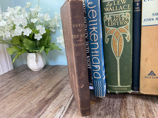 Antique Idyls of the King by Alfred Tennyson 1859 Author's Edition