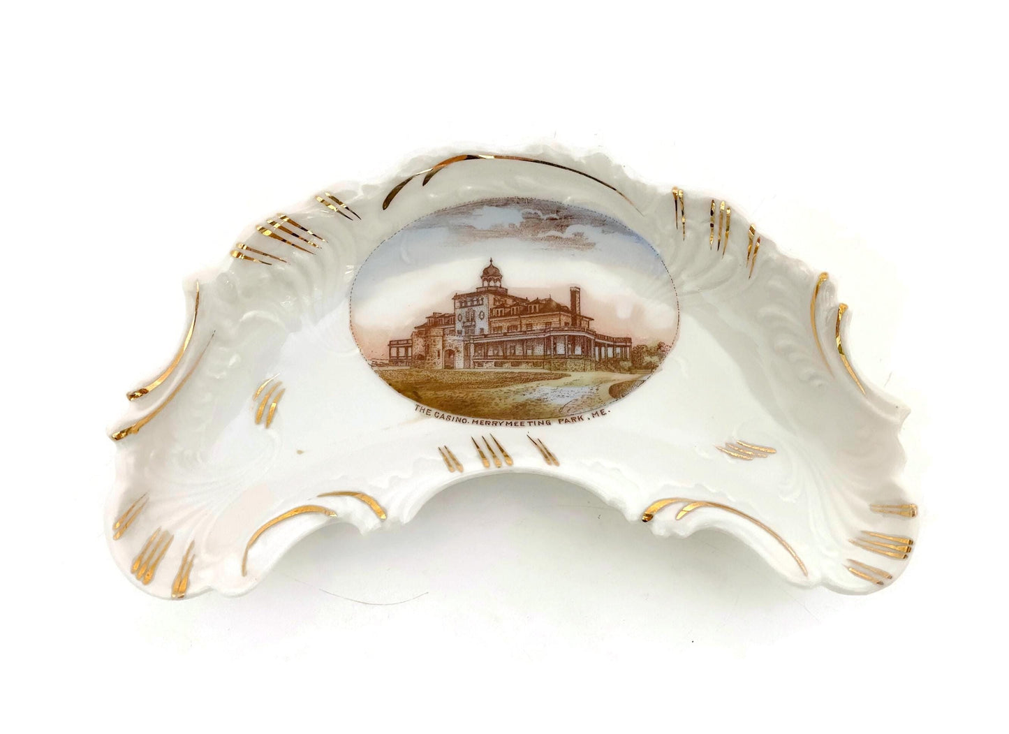 Antique Bath Maine German Porcelain Dish at Duckwells