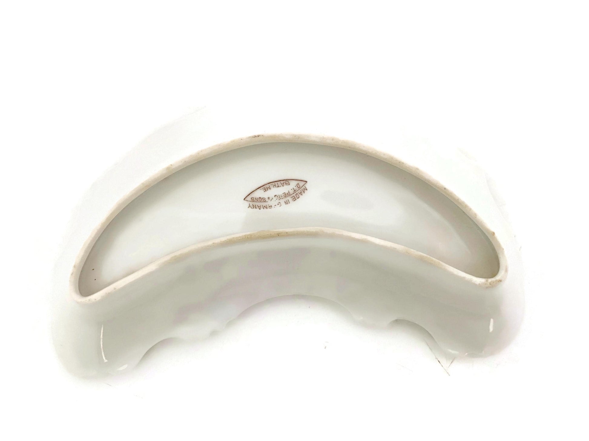 Antique Bath Maine German Porcelain Dish at Duckwells