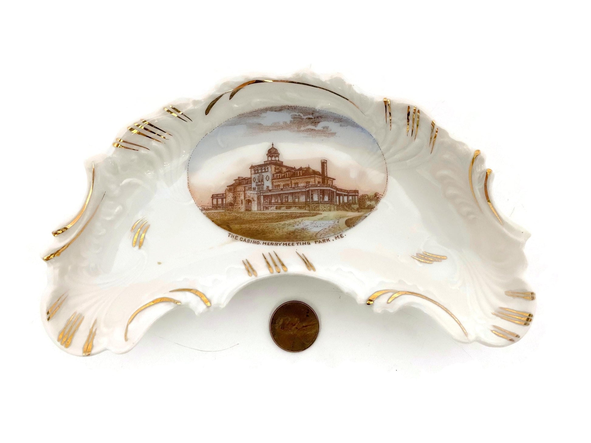 Antique Bath Maine German Porcelain Dish at Duckwells