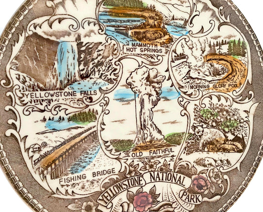 Midcentury Yellowstone Plate at Duckwells