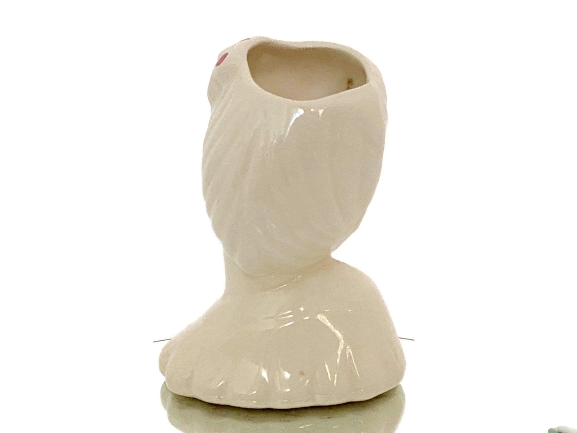 Midcentury Glamour Girl Head Vase at Duckwells