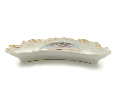 Antique Bath Maine German Porcelain Souvenir Dish at Duckwells