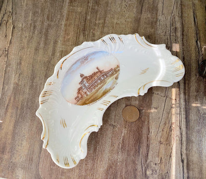 Antique Bath Maine German Porcelain Dish at Duckwells