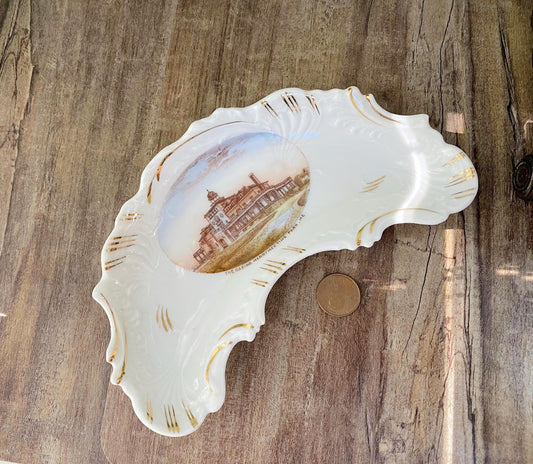 Antique Bath Maine German Porcelain Dish at Duckwells