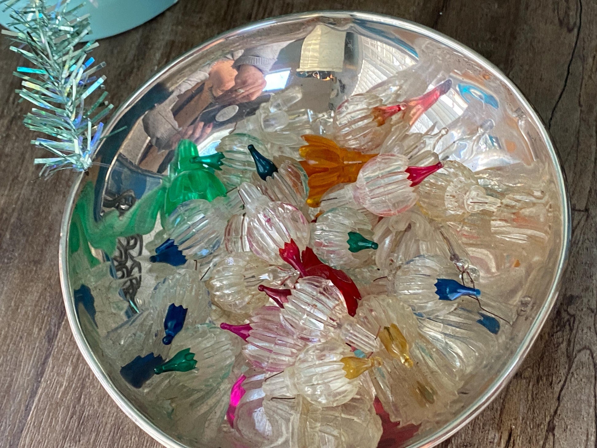 Vintage Plastic Christmas Light Reflectors at Duckwells