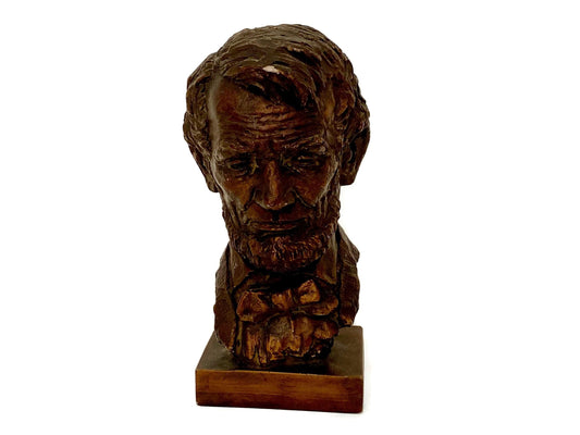 Vintage Abraham Lincoln Bust by sculptor, Jo Davidson at Duckwells