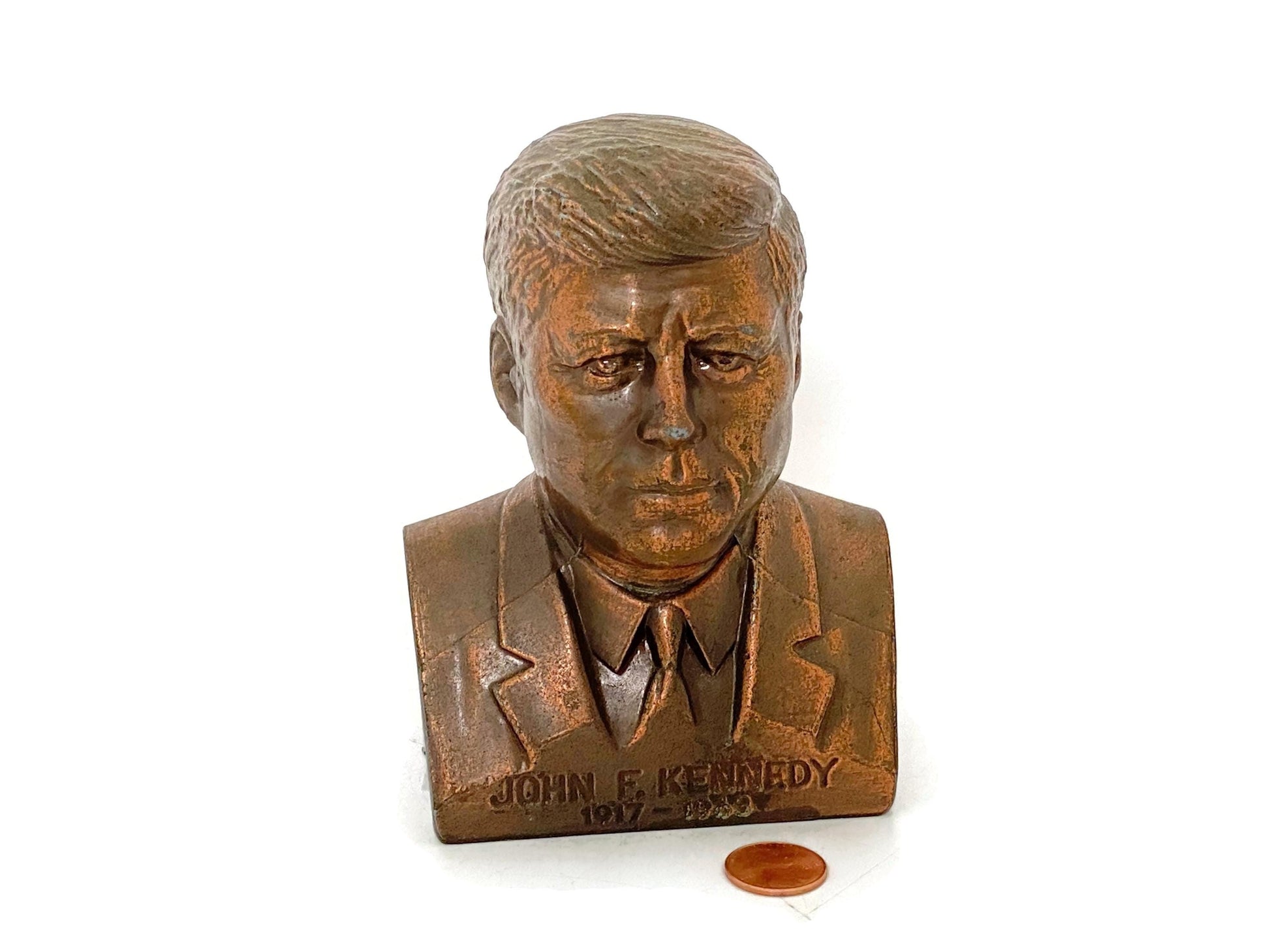 Vintage President Kennedy Coin Bank at Duckwells