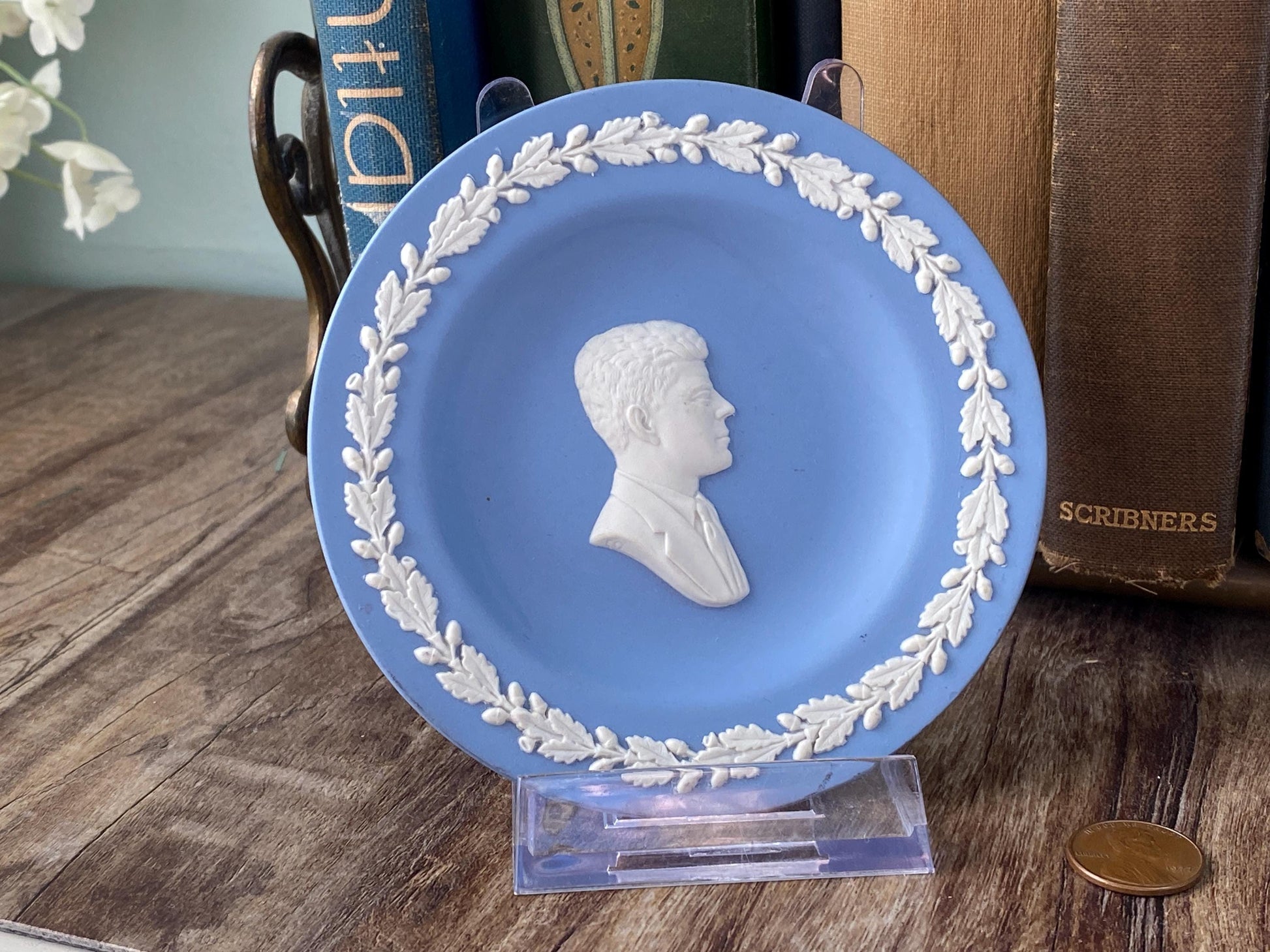 Midcentury JFK Commemorative Wedgwood Dish at Duckwells