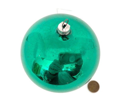 Midcentury Extra Large Jumbo Christmas Ornament made in West Germany at Duckwells