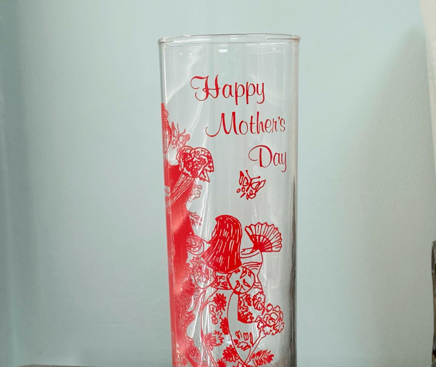 Vintage Happy Mother's Day Glass at Duckwells