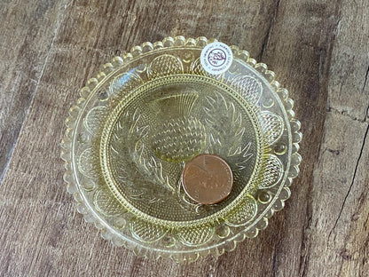 Vintage Pairpoint Glass Cup Plate at Duckwells