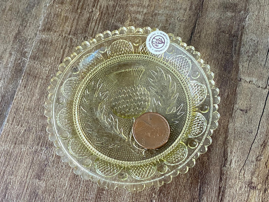 Vintage Pairpoint Glass Cup Plate at Duckwells