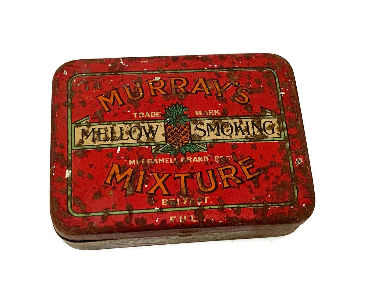 Antique Tobacco Tin Murray's Belfast Ireland at Duckwells
