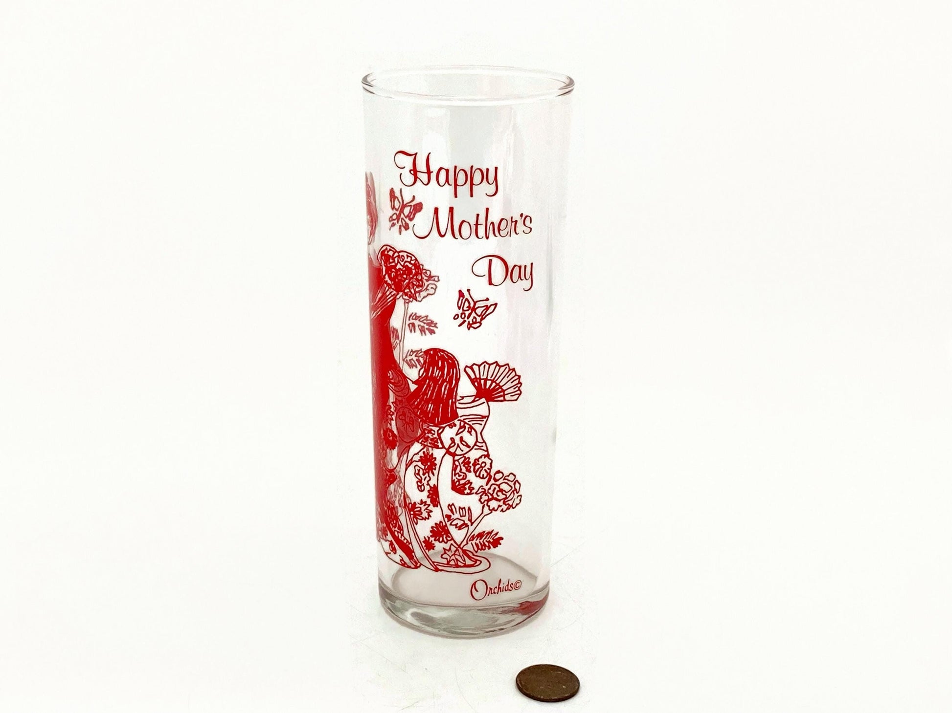 Vintage Happy Mother's Day Glass at Duckwells