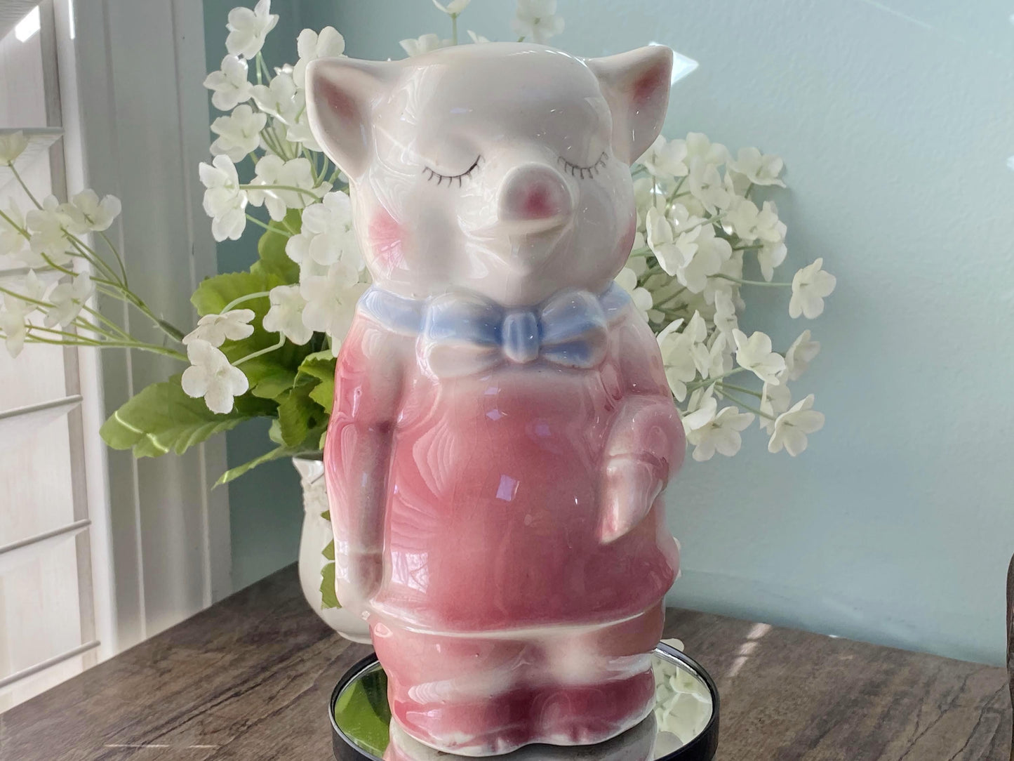 Vintage Royal Copley Ceramic Piggy Bank