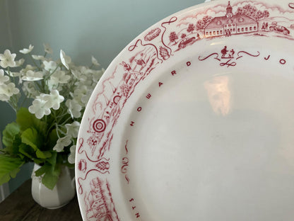 Midcentury Howard Johnsons Plate by Mayer China at Duckwells