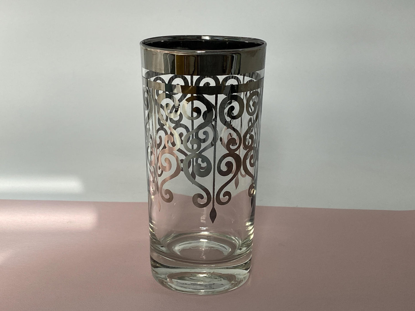 Midcentury Barware Silver Glassware at Duckwells