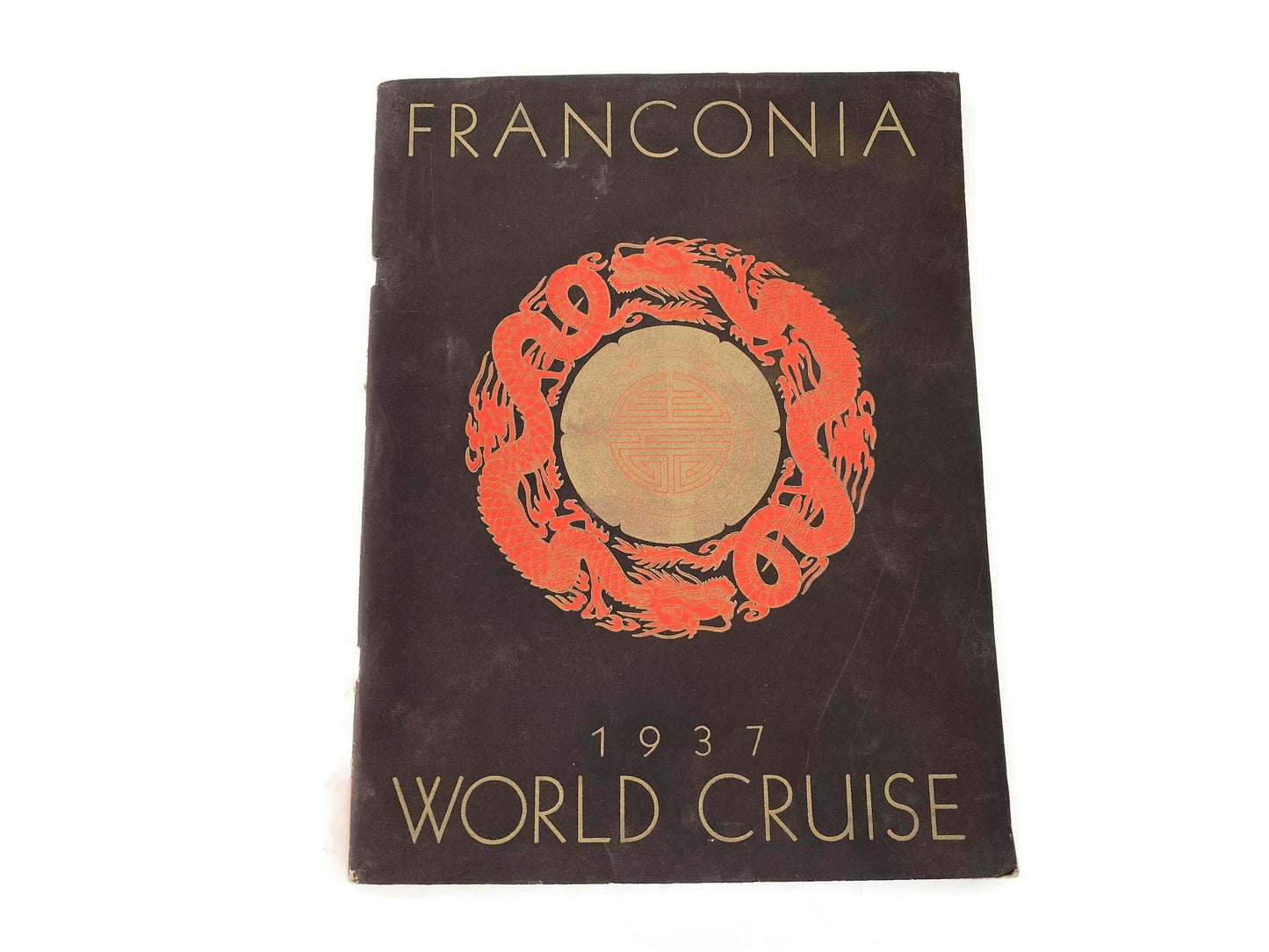 1937 Cruise Ship Brochure, Franconia World Cruise