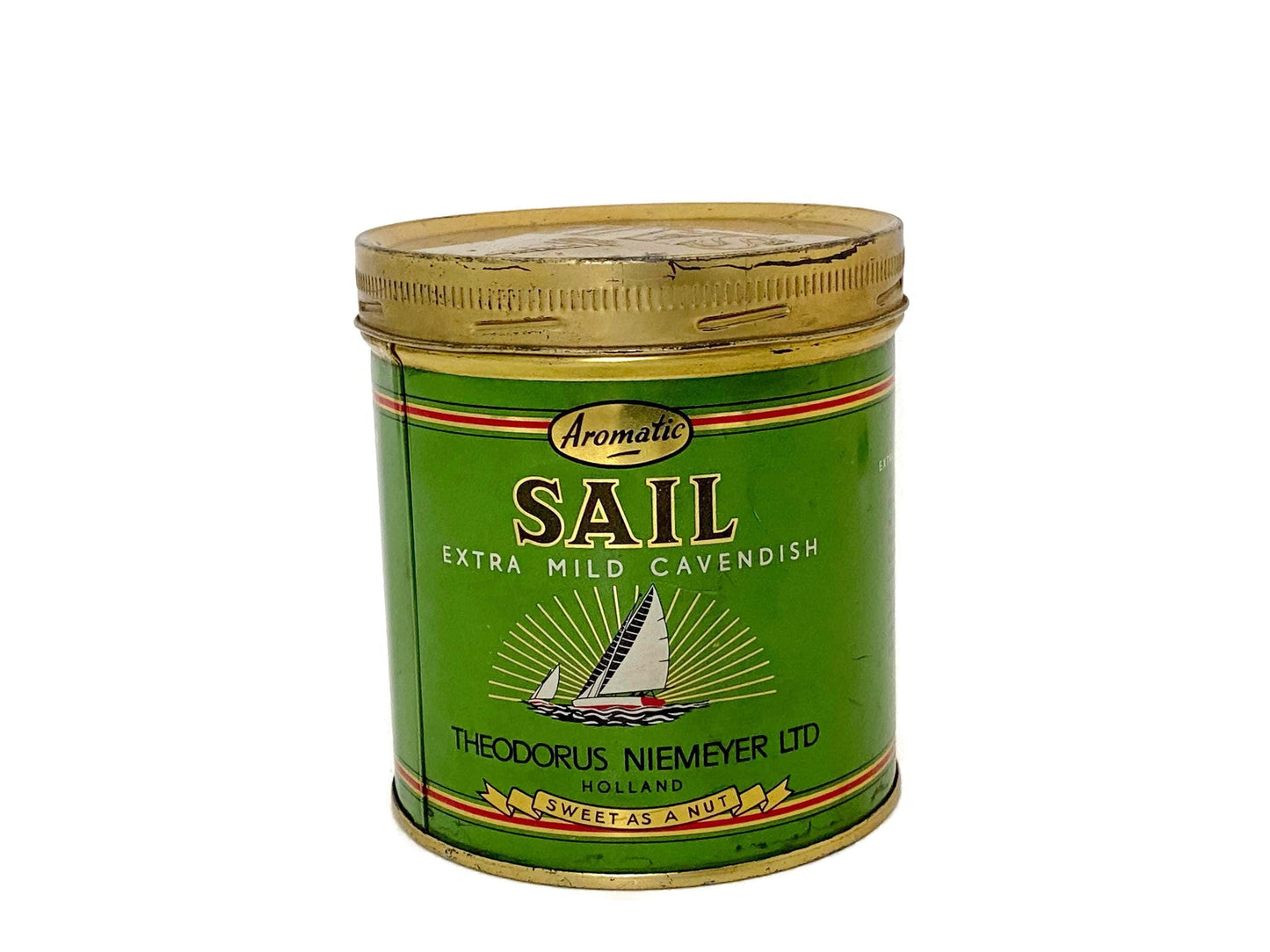 Vintage Sail Tin Can