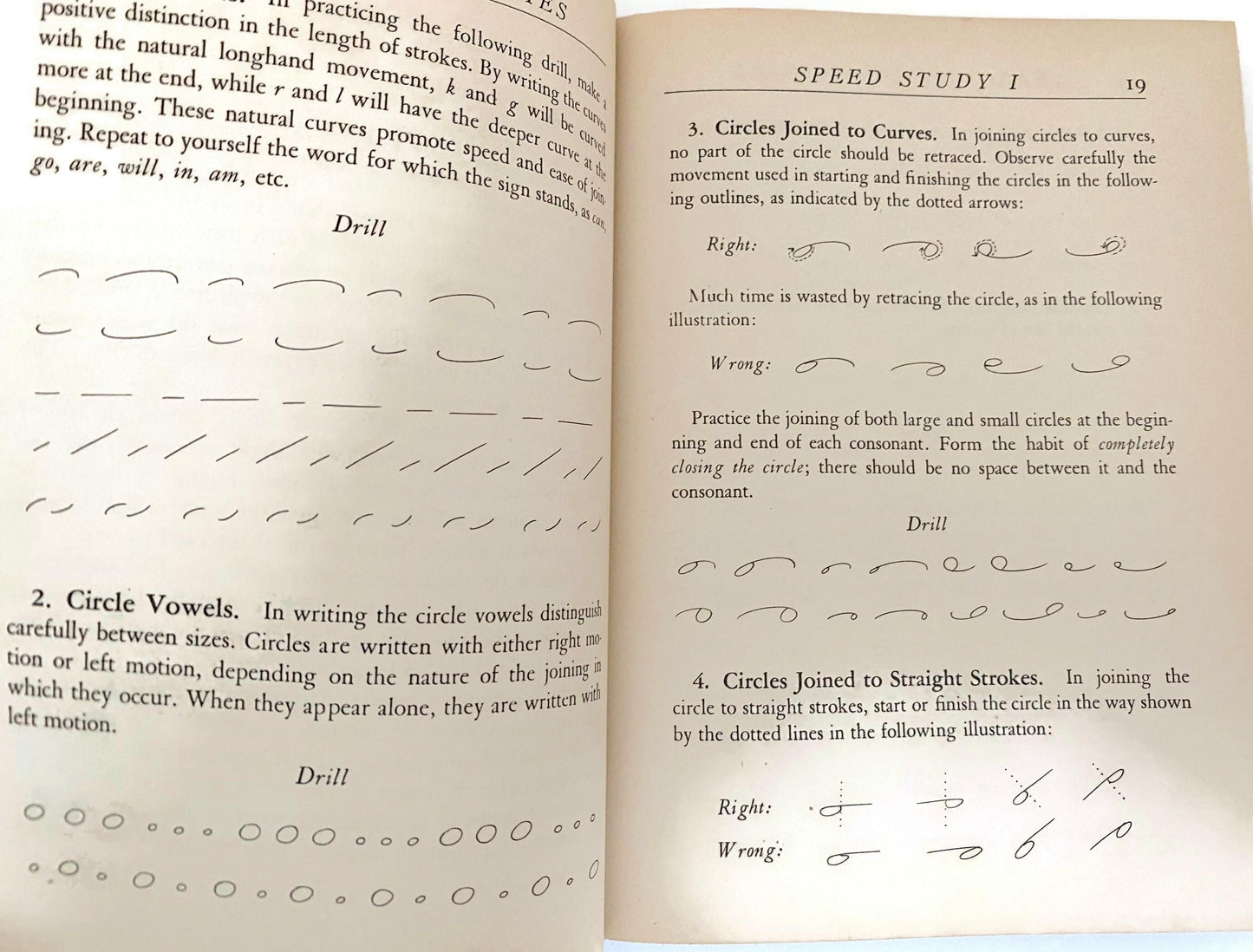 Vintage Gregg Speed Studies 1929 Shorthand Book