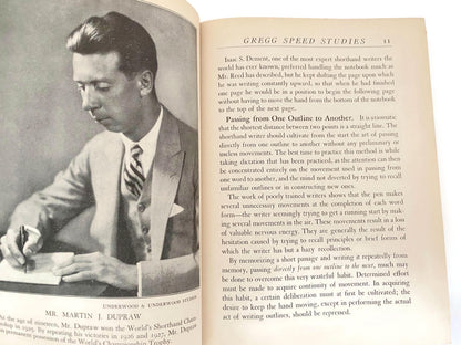 Vintage Gregg Speed Studies 1929 Shorthand Book