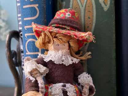 Vintage Clothespin Dolls Collectible Figurines at Duckwells