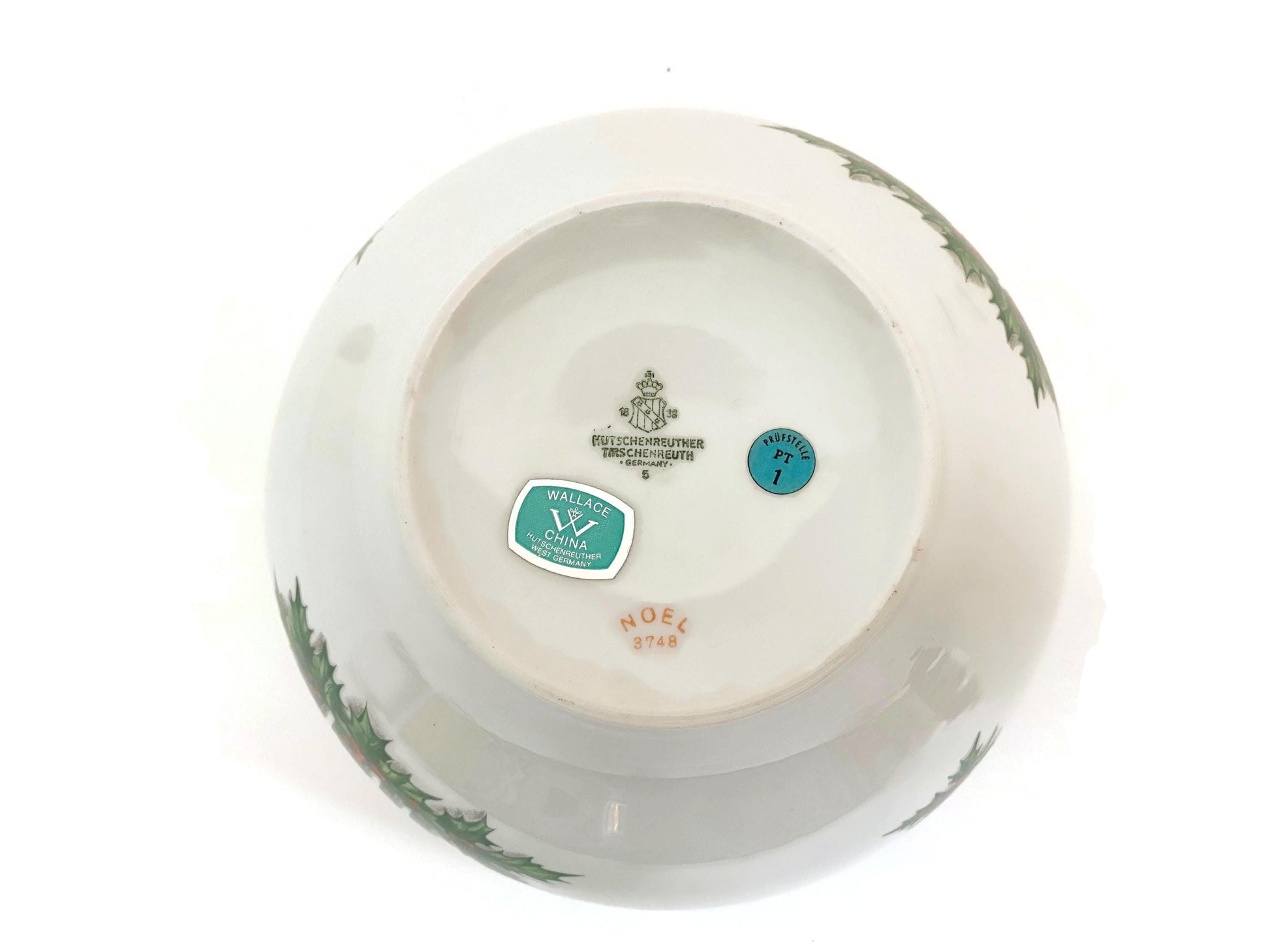 Vintage Christmas Bowl Made in West Germany at Duckwells