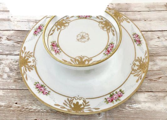 Antique Nippon Two Tiered Dish