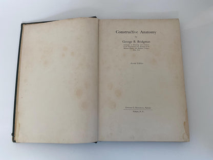 Antique Art Book, Constructive Anatomy
