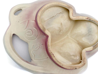 McCoy Pottery 3 Leaf Dish Mark at Duckwells