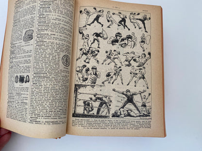 Vintage French Dictionary, Nouveau Petit Larousse Illustre 1948 Edition