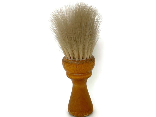 Antique Shaving Brush with Wood Handle