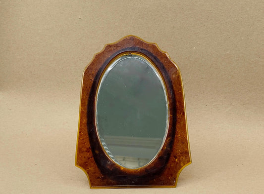 Vintage Bakelite Tabletop Beveled Mirror at Duckwells