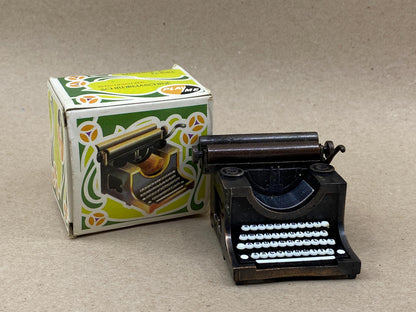 Vintage Metal Typewriter Playme Pencil Sharpener