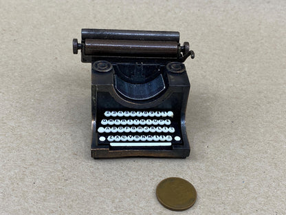 Vintage Metal Typewriter Playme Pencil Sharpener