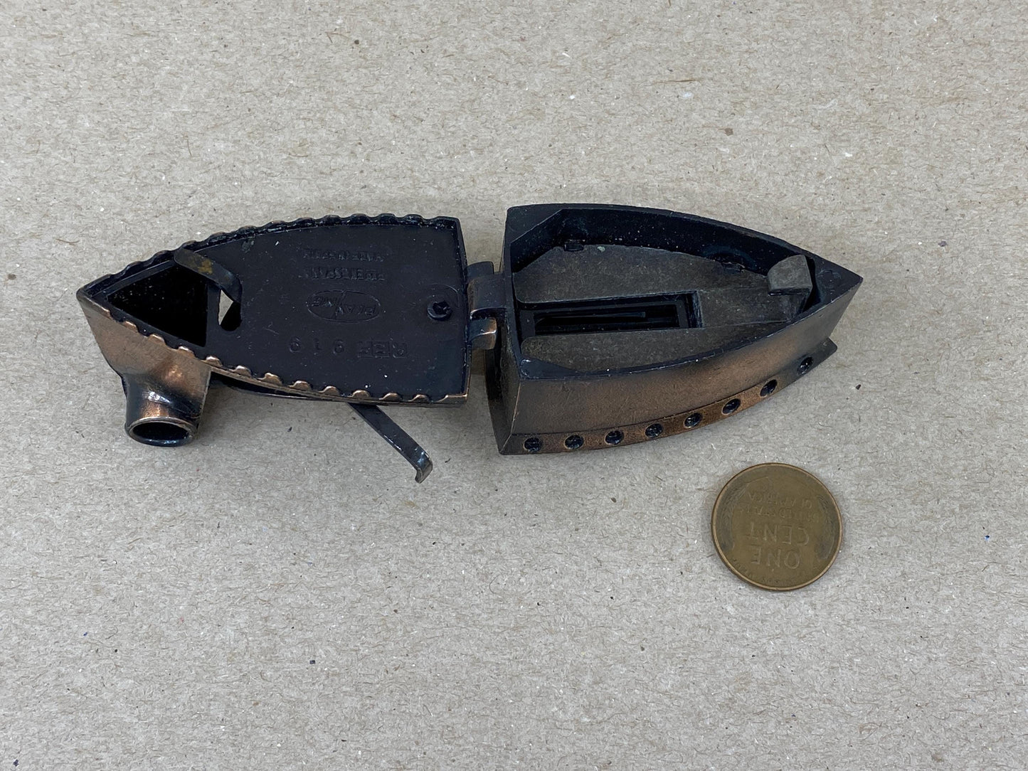 Vintage Miniature Iron Playme Cast Iron Pencil Sharpener at Duckwells