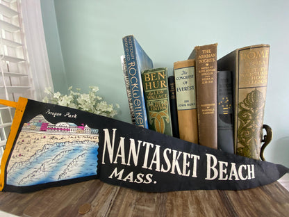 Vintage Nantasket Beach Massachusetts Pennant