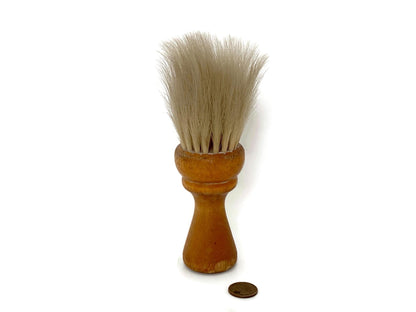 Antique Shaving Brush with Wood Handle