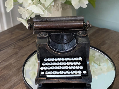 Vintage Metal Typewriter Playme Pencil Sharpener