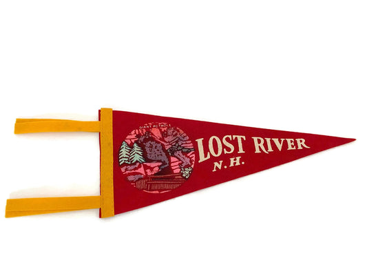 Vintage Lost River, New Hampshire Pennant at Duckwells